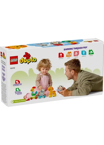 Конструктор DUPLO My First Поезд животных 19 деталей (10412) Lego (382056456)