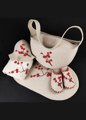 Набор женский для сауны "Сакура" No Brand (302898043)