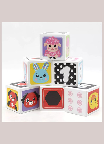 Набір дерев'яних кубиків (KH20/007) Kids Hits (333252611)