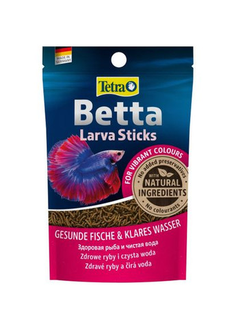 Корм Betta Larva Sticks для рибок півників, 5 г (палички) Tetra (362702276)