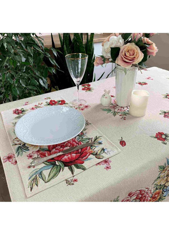 Гобеленова серветка на стіл Alegria 30х50 см для декору столу стильна доріжка для їжі ProDobro (369760280)