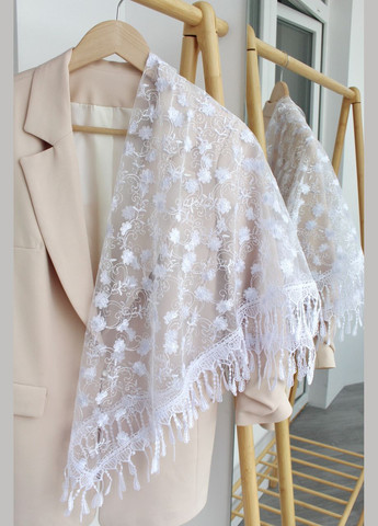 Хустка біла ажурна 232020 Husta (337171168)