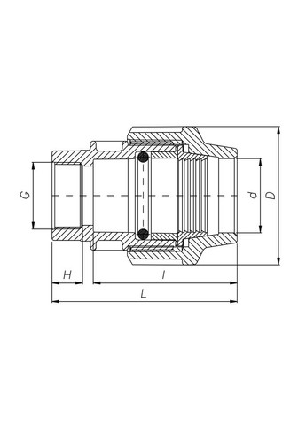 Муфта ПЭ с внутренней резьбой 90 мм x 4" ITAL (316094913)