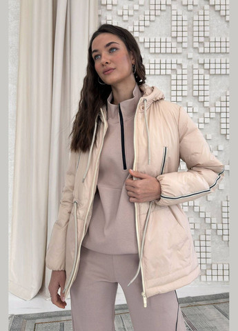 Молочная демисезонная куртка Nenka