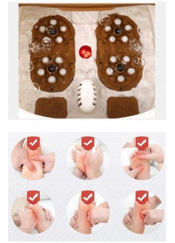 Гидромассажная ванна для ног и педикюра LD-802D, массажер для ног Tiamo (361375374)