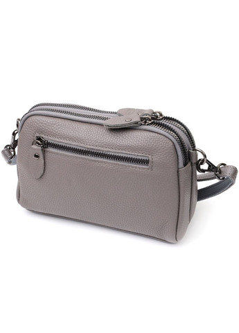 Сумка через плече жіноча на два відділення шкіряна 22278 Vintage (302008996)