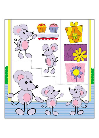 Дитяча багаторазова розмальовка "Диво-цифри" 559005, 5 сторінок Ranok Creative (336037673)