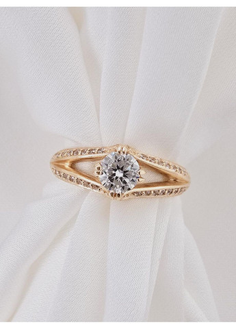 Золотое кольцо с фианитами (16р) 1100823101-1к SOVA jewelry house (371683336)
