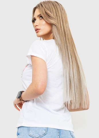 Футболка женская с принтом, цвет красный, Ager - (266815481)