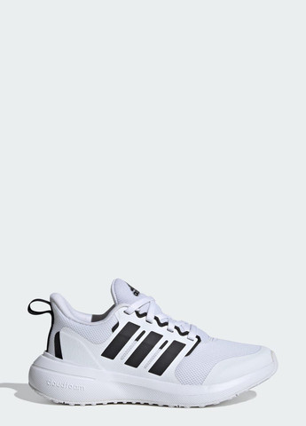 Белые всесезонные кроссовки fortarun 2.0 cloudfoam lace adidas