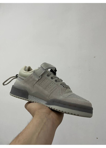 Сірі Осінні кросівки чоловічі adidas forum bad bunny grey адідас форум No Brand