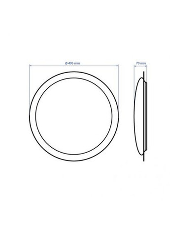 Светодиодный светильник AL6040 ART 72W Feron (329439902)