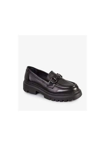 ModaMilano Туфли лоферы женские бренда 8401465_(1) черный з натуральная кожа, украина — демисезон (301992198)