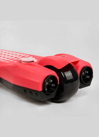Детский самокат LT-11746. Парогенератор, звук машины, свет, музыка, 3 PU колеса. Розовый Best Scooter (293818616)