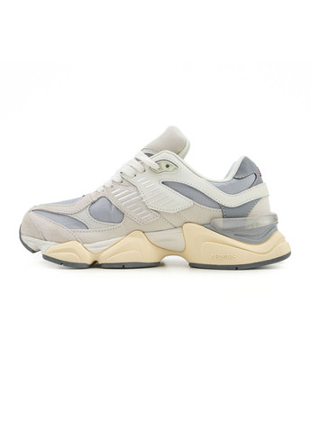 Серые демисезонные кроссовки мужские new balance 9060 cordura beige grey нью беланс 9060 No Brand