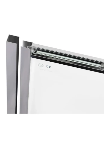 Душові двері в нішу Taurus CRM201-11.C6 110-120x200 см, скло Clear 6 мм, покриття CalcLess (TAUCRM201112C6) Qtap SD00045296 (385683693)