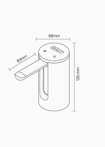 Помпа для воды автоматическая складная Xiaomi Xiaolang Folding water pump XDZDSSQ01 Xiaowa (278015925)