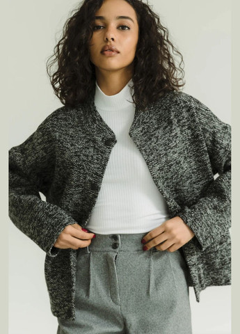 Сіра демісезонна бомбер Seventeen