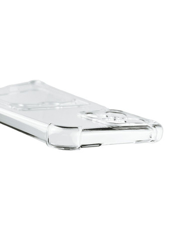 Чохол для Huawei X8 4G з бронь кутами з кишенею для візиток карток k-pop на хуавей хонор х8 4г прозорий Honor (366229841)