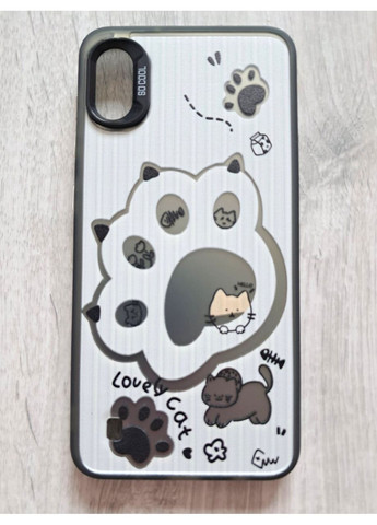 Чехол на M10 силиконовые борты акриловый бампер с кошачьей лапкой Samsung (360896478)