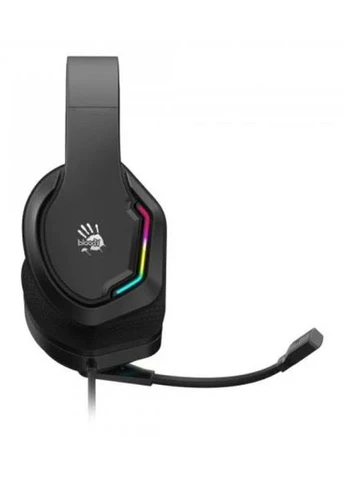 Навушники G260p Black ігрові, мікрофон, підсвічування 7 кольорів, 3.5 jack, USB, 2м Bloody (398196301)
