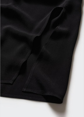 Чорна чорна сукня плаття міді літнє Mango