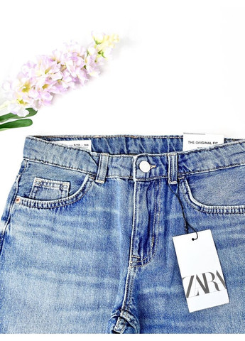 Синие джинсы 134 см синий артикул л1127 Zara