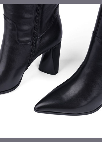 Жіночі Чоботи S122B-2200-A2073B Чорний Шкіра Attizzare (304529349)