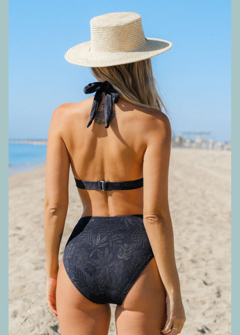 Темно-синий летний купальник CUPSHE