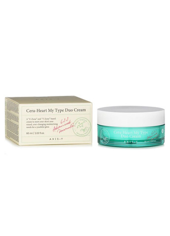 Axis Подвійний крем для T-зони + U-зони Y Cera- Heart My Type Duo Cream, 60 мл — Крем, (331289043)