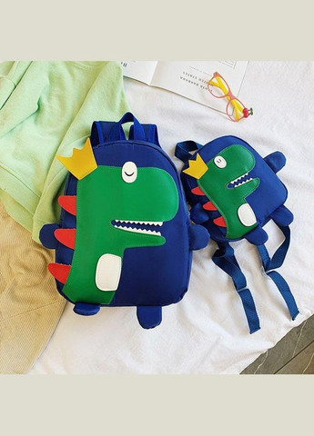 Дитячий рюкзак синій із динозавром великий КиП (290683261)