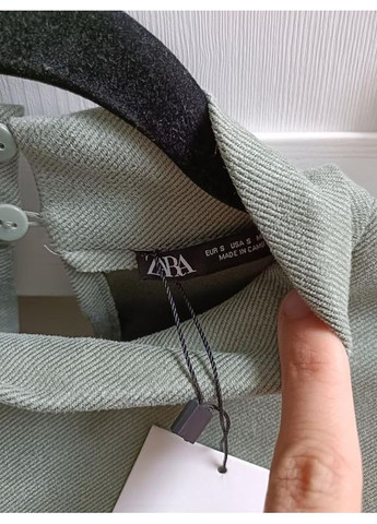 Зелена коротенька базова сукня, розмір Zara