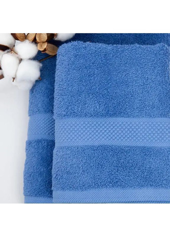 Бавовняний рушник для тіла 70*140 см, 470 г/м2 Honey Блакитний (2531070140) ТЕП однотонний блакитний