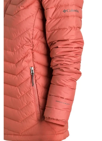 Жіноча куртка стьобана 'Powder Lite' голубого кольору, розмір М slim fit Columbia (371015275}