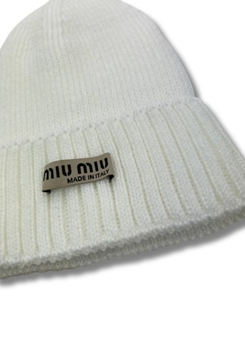 Жіноча зимова шапка на флісі - МіуМіу / MiuMiu No Brand Шапка жіноча (364103396)
