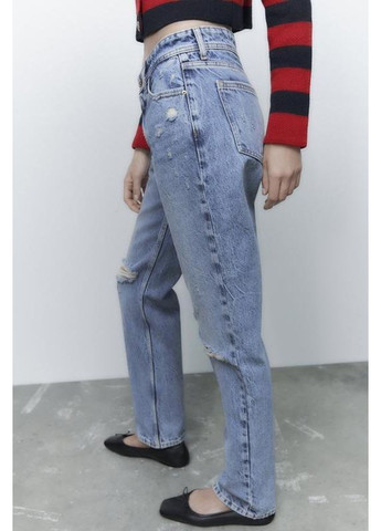 Джинсы прямые уровни с разрезами z1975 Zara - (361080968)