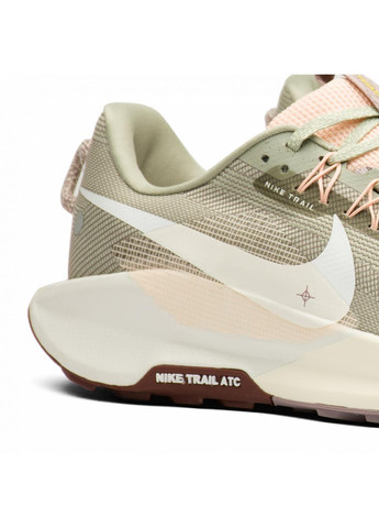 Оливковые демисезонные кроссовки reactx pegasus trail 5 dv3865-300 Nike