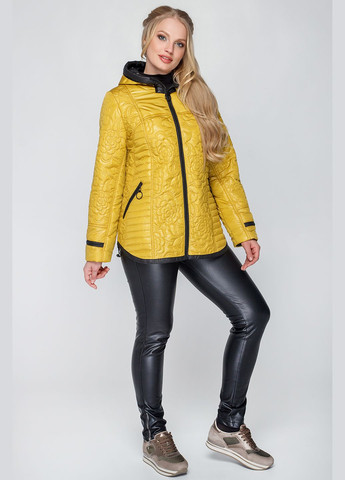 Гірчична куртка мишель (01027-green50) MioRichi