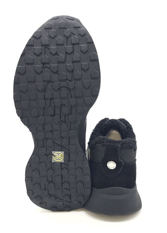 Черные всесезонные женские кроссовки черные кожаные l-11-39 23 см (р) женские кроссовки черные кожаные l-11-39 23 см 36(р) женские кроссовки l Lonza