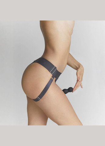 Трусики для страпона HARNAIS LINGERIE UNIQUE, One Size, сірі - CherryLove Strap-On-Me (339867193)