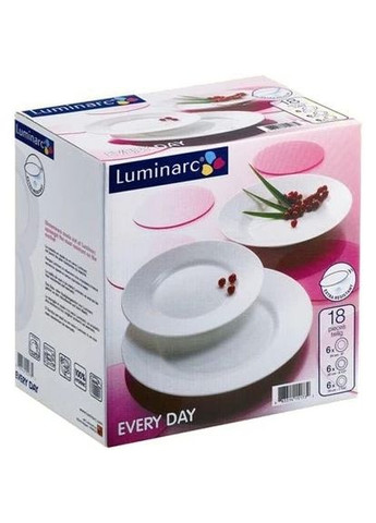 Сервиз Everyday по 18 предметам (G0566) Luminarc (360410814)