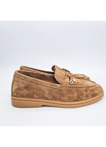 Danler Лоферы (р) Замша 0-1-1-AM-2027-11-Y-19C светло-коричневый з, украина — (351358502)