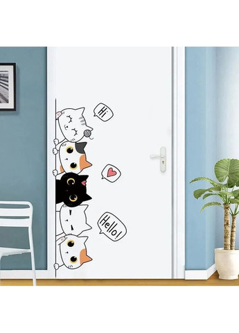 Наклейки на стіну для дитячої кімнати Милі кошенята AD3085 No Brand (365720896)