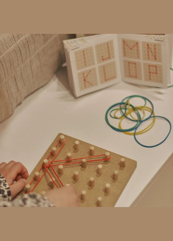 Гра Математичний планшет Геоборд, 15х15 см () Igroteco 900415 (328394865)