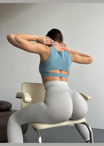 Легінси з ефектом пуш-ап світло-сірого кольору, розмір L Trends (330756882)