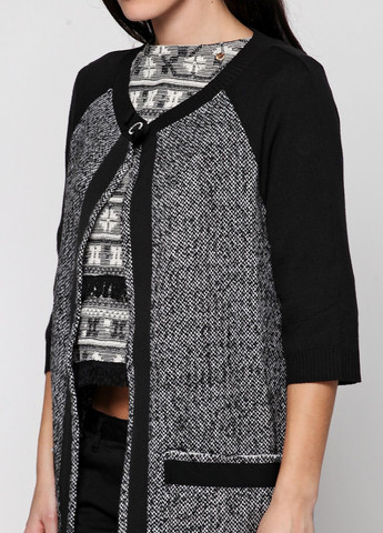 Кардиган CFMOOO7911OO3 Чорно-сірий Rinascimento (316052083)