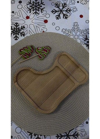 Новогодняя доска Рождественский сапог Trish Wood (371647955)