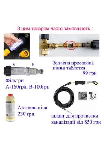 Пінна насадка пінник для K2, K3, K4, K5, K7 піноутворювас піногенератор KARCHER (317170068)