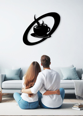 Деревянная картина на кухню, декоративное панно из дерева "Венский кофе", минималистичный стиль 15х18 см Woodyard (291842130)