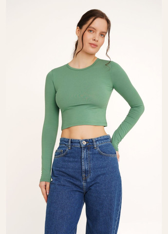 Топ однотонный женский WBC02331 Оливковый shop (2000990424884) LAWA (329034216)